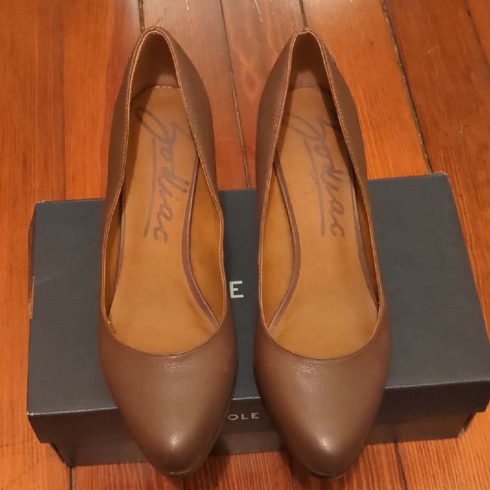 Cole Haan Brown Leather Heels